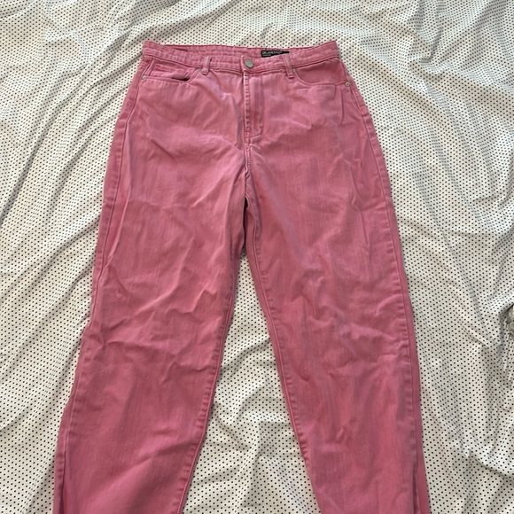 Blank NYC Pink The Baxter Ribcage Straight Leg pink 31 raw hem - Picture 6 of 6